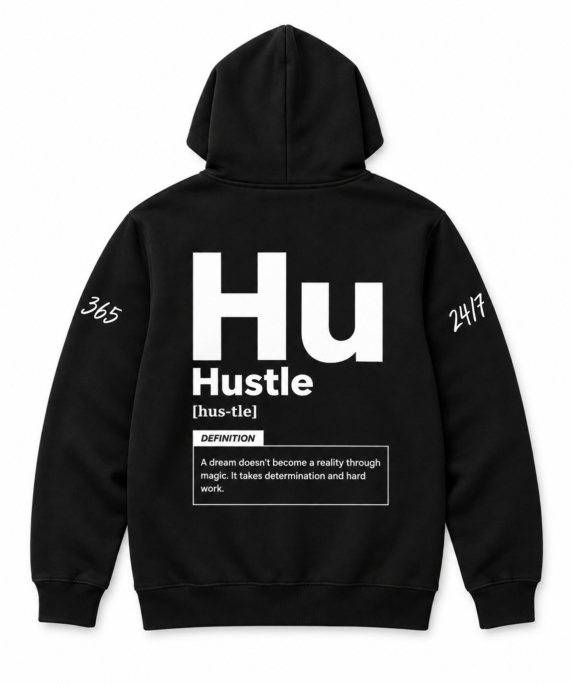 Different HSL Hustle худи — бял цвят