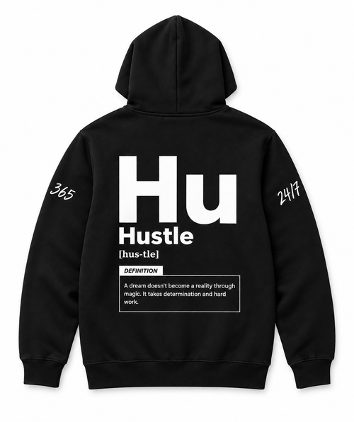 Different HSL Hustle худи — бял цвят