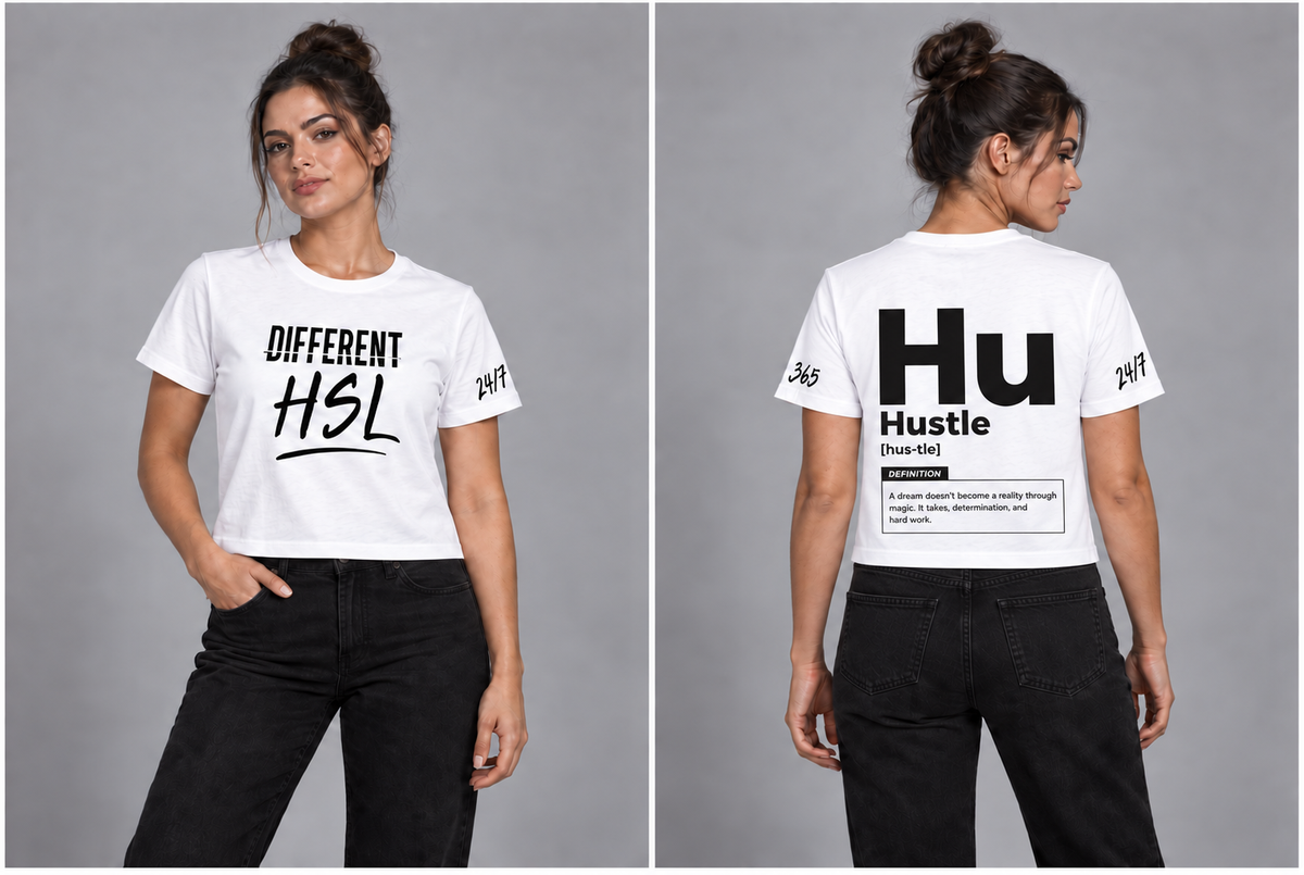 Different HSL Hustle тениска — дамска кройка